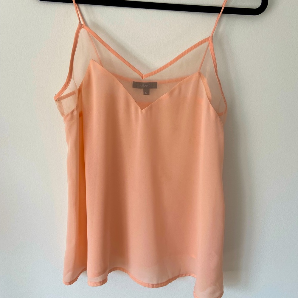 Woman’s Peach Mendocino Tank Top, Medium